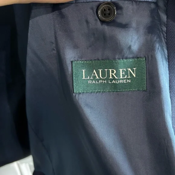 Ralph Lauren Mens Navy Blazer Sz 46R - Picture 2 of 5